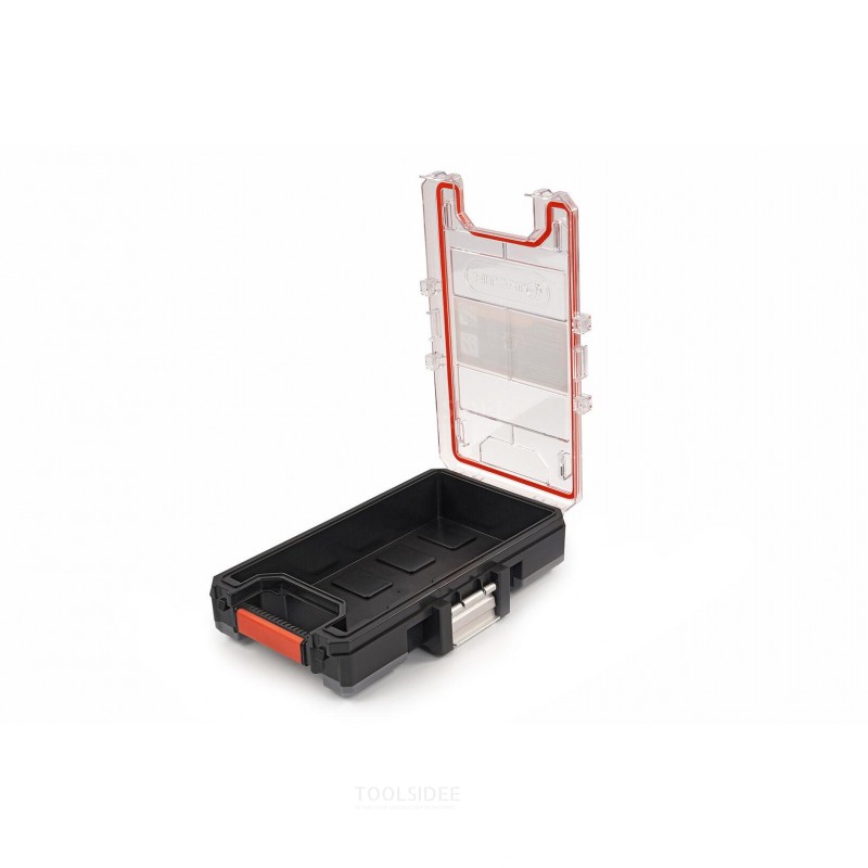 tactix profi waterproof storage system, assortment box with 8 separate trays