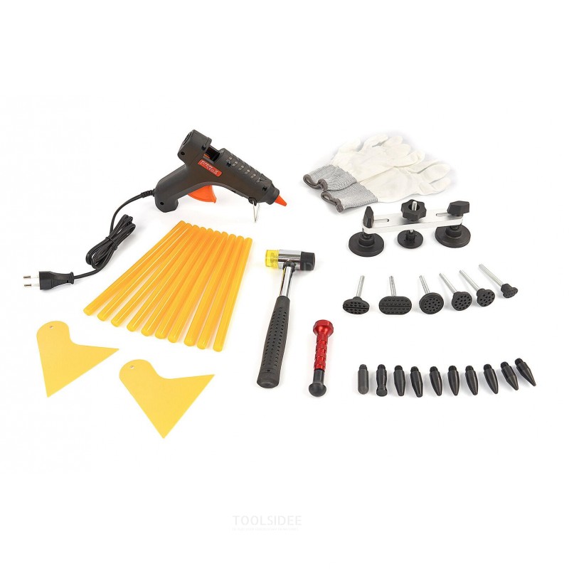 HBM 25-piece dent removal set, dent puller, dent removal without spraying