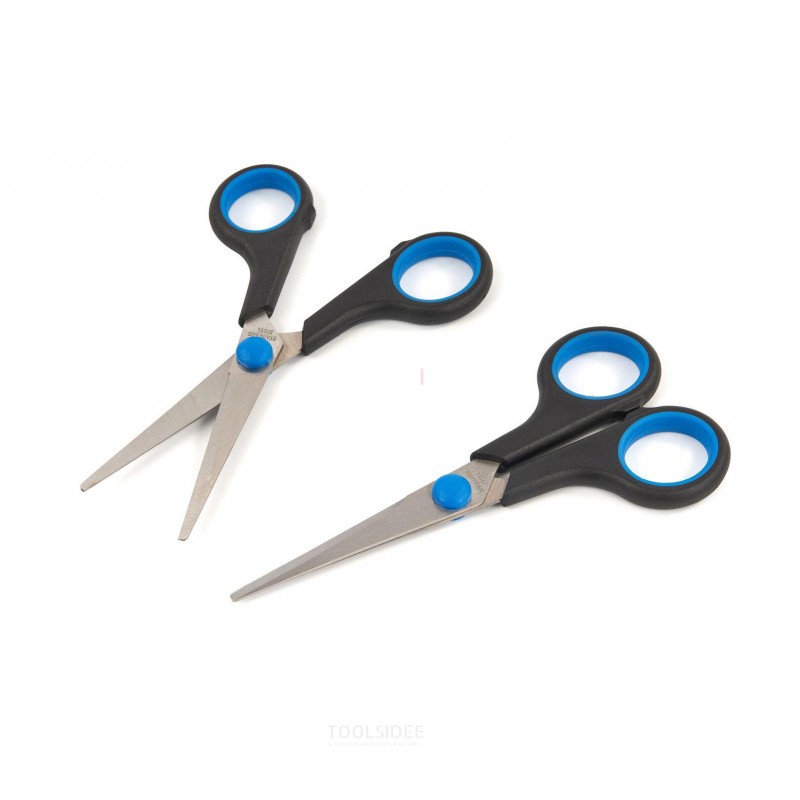Silverline 2-piece scissors set 140 mm