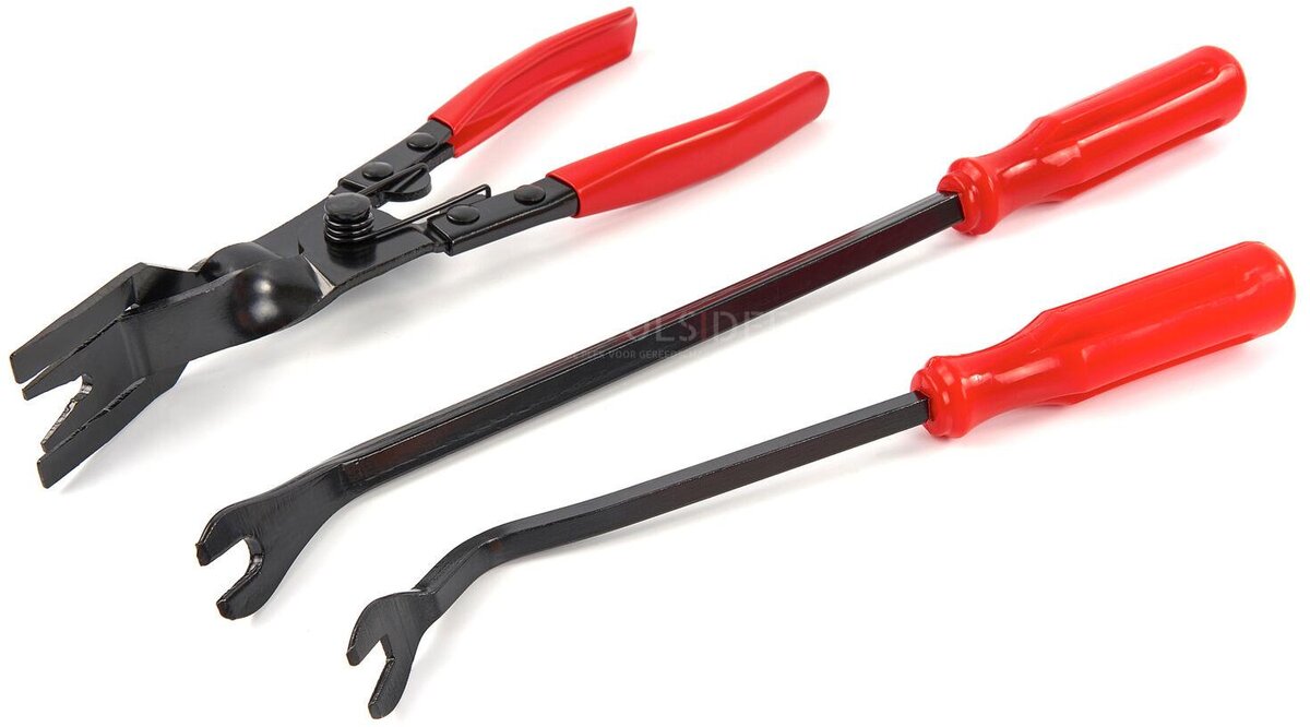 HBM 19-teiliges Türverkleidungs- und Zierleisten-Demontageset, Polsterklammern- und Radionavigations-Demontageset HBM 19-teiliges Türverkleidungs- und Zierleisten-Demontageset, Polsterklammern- und Radionavigations-Demontageset