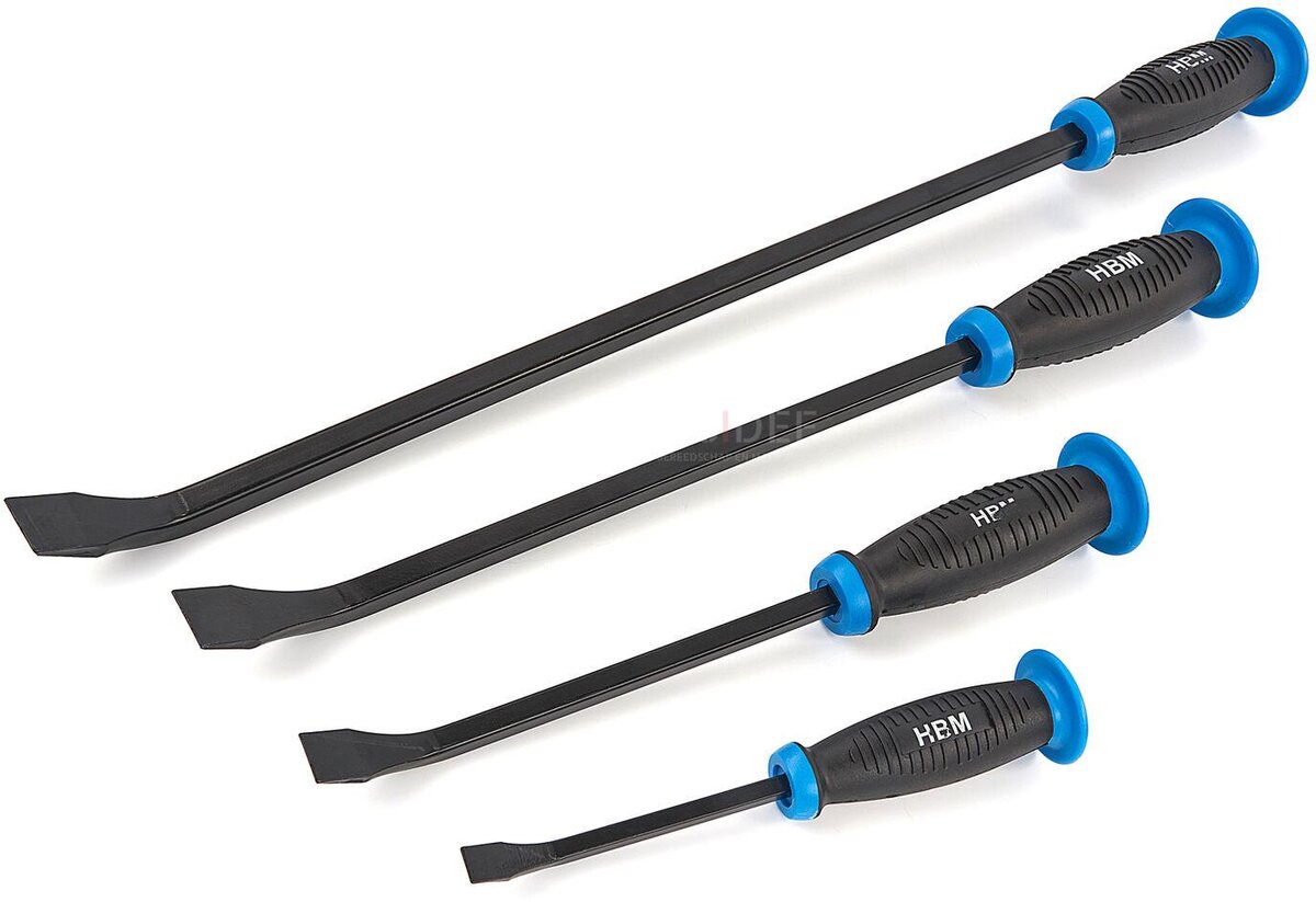 HBM professionelles 4-teiliges schlagfestes Brecheisen-Set Modell 2