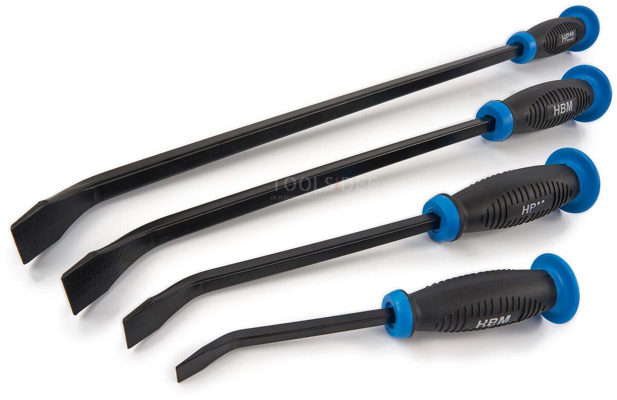 HBM professionelles 4-teiliges schlagfestes Brecheisen-Set Modell 2