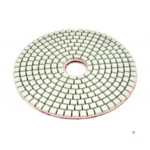 HBM 125 mm 6-delt Diamond Polishing Disc-sett med M14 opptaksplate