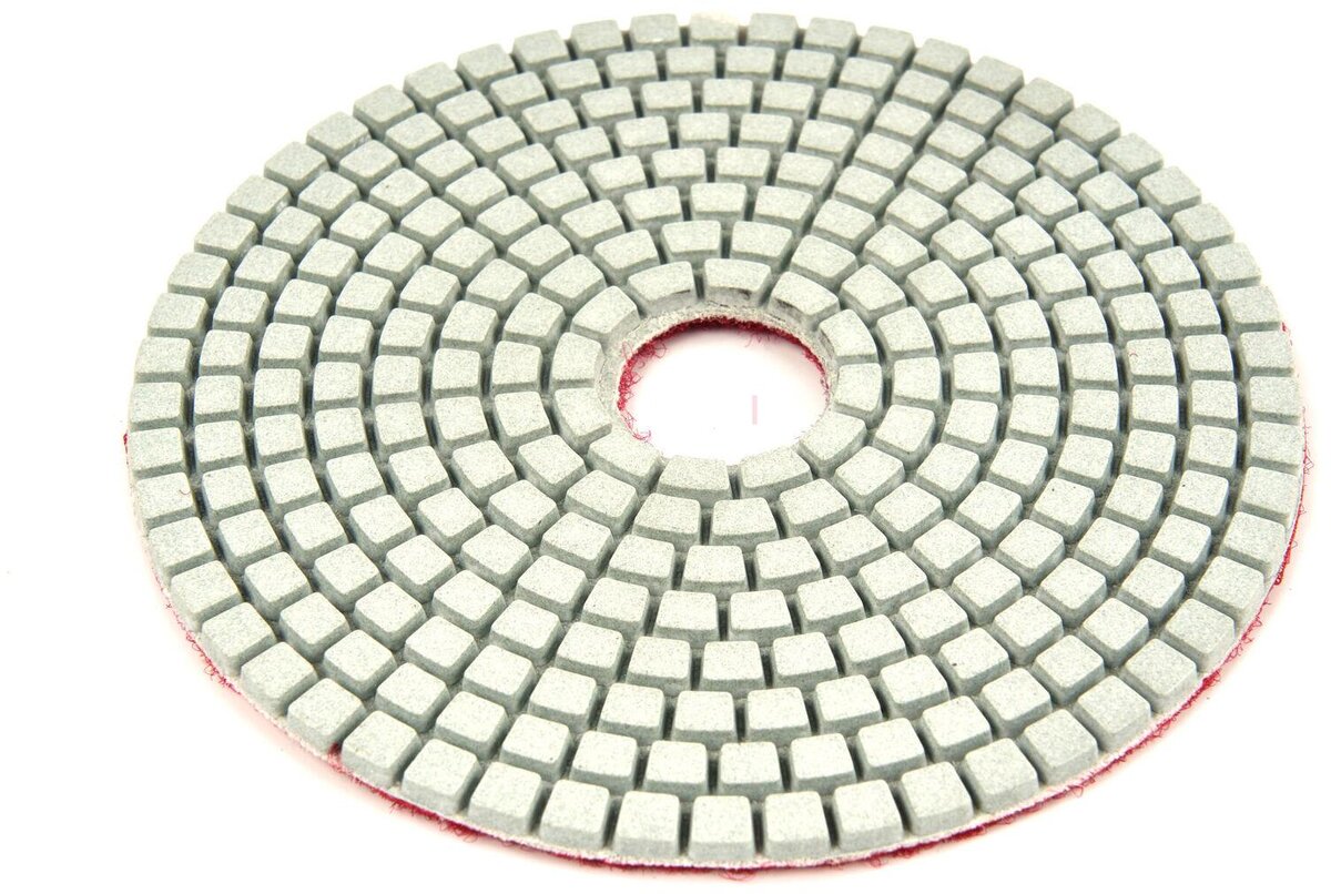 HBM 125 mm 6-delt Diamond Polishing Disc-sett med M14 opptaksplate