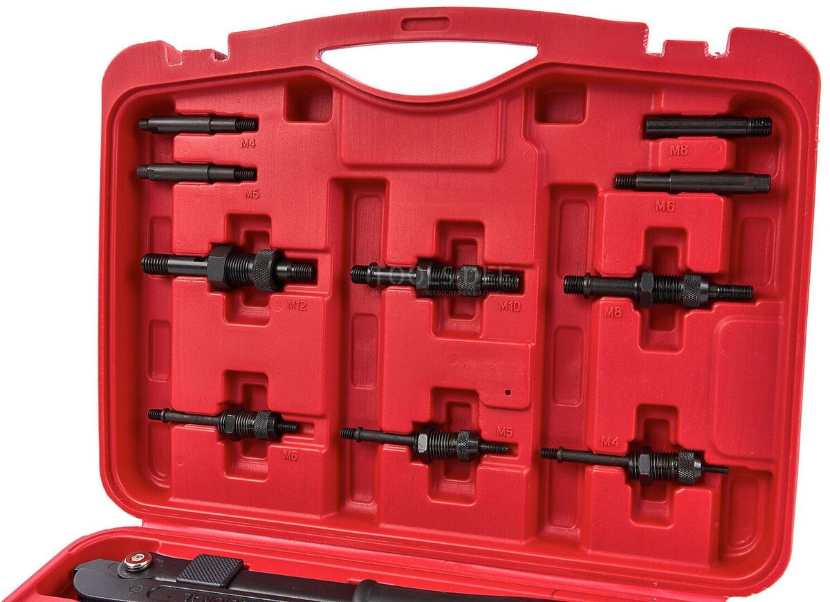 HBM 520 mm professional foldable blind rivet nut pliers and rivet pliers