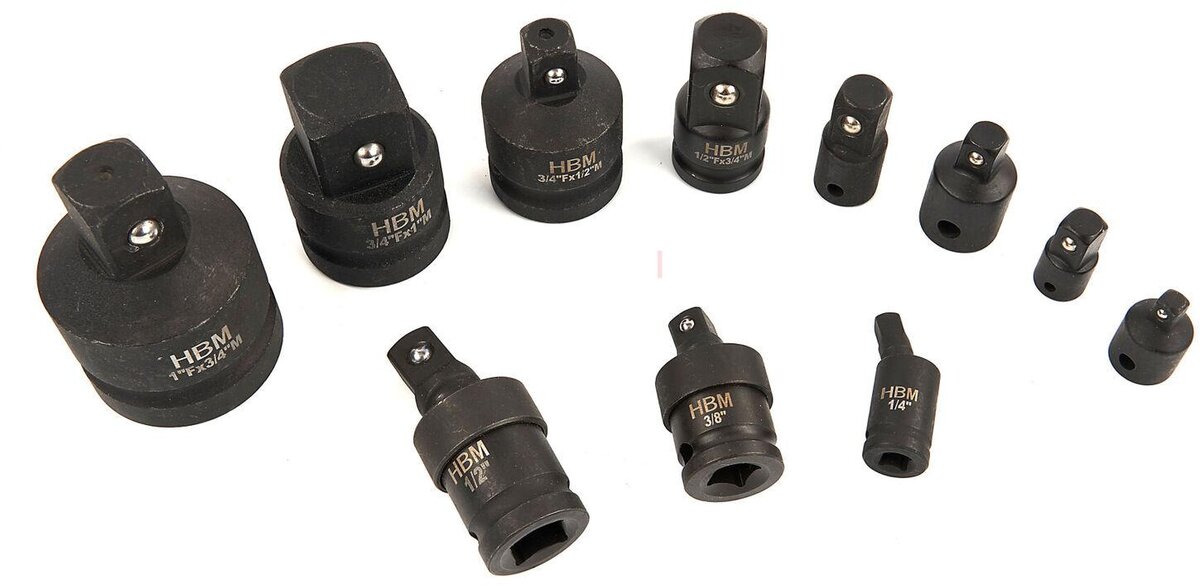 HBM 11-delt strømadapter sett HBM 11-delt strømadapter sett