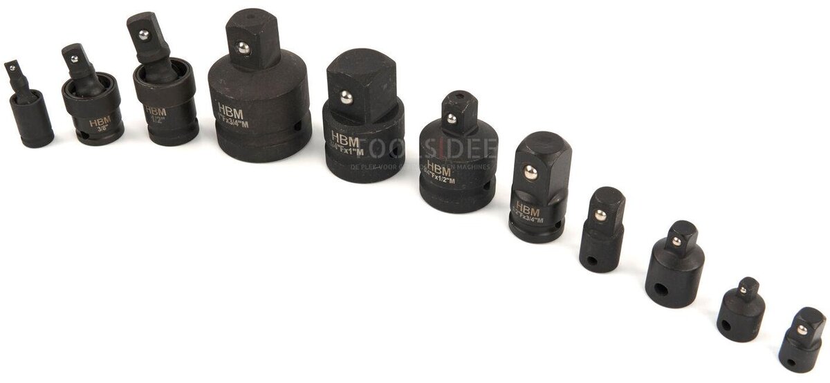 HBM 11-delt strømadapter sett HBM 11-delt strømadapter sett