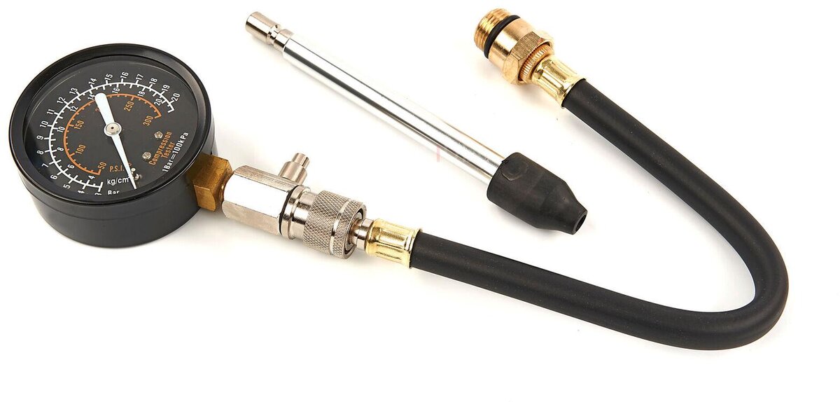 HBM compression gauge, compression tester for gasoline engines