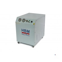 Compresor profesional de bajo ruido HBM Dental de 1500 vatios y 50 litros