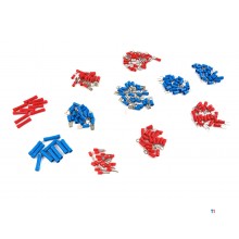 Hbm 199-stykke profi 4 i 1 automatisk trådstribningsværktøj med skære- og krympefunktion inklusive 199 kabelsko