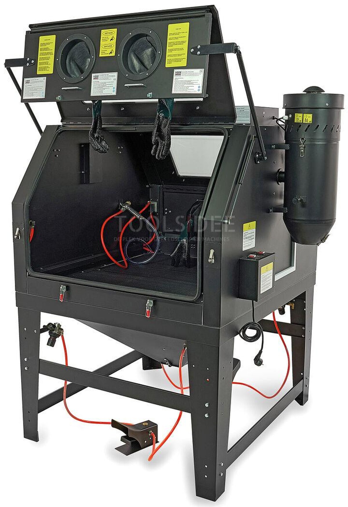 HBM SBC 1200 Blast Cabin With Extraction - SVART