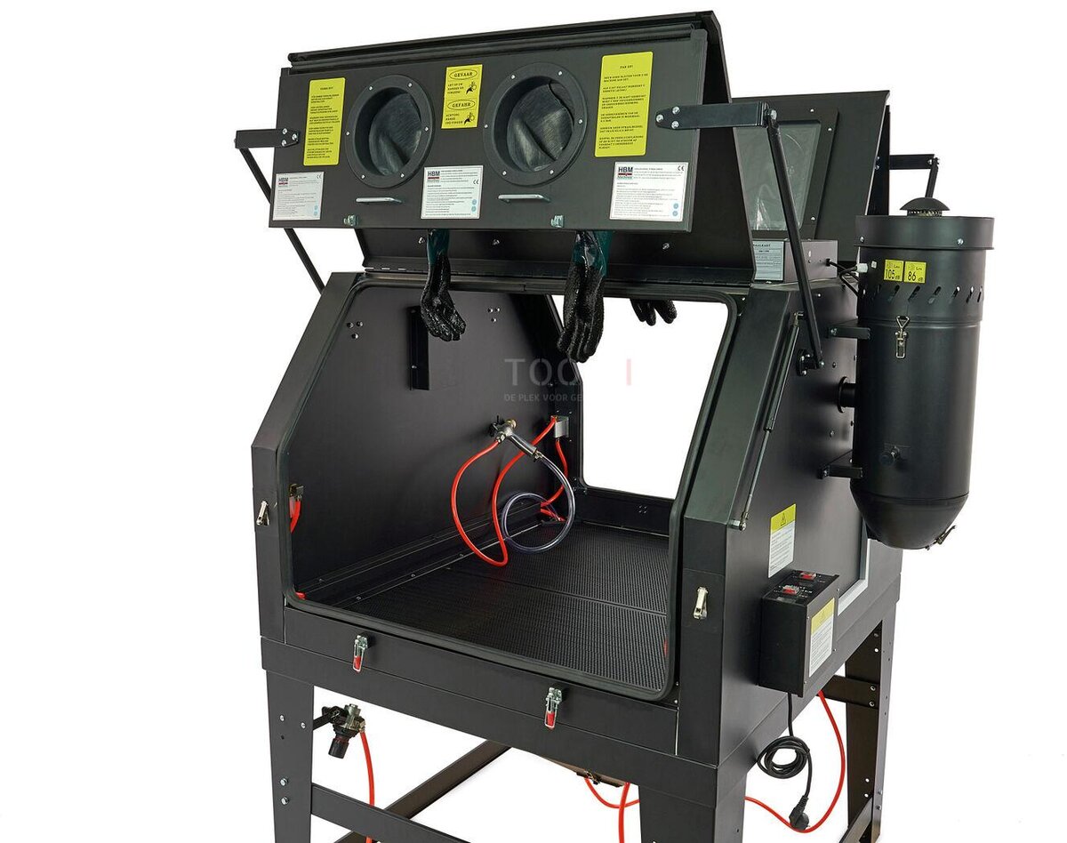 HBM SBC 1200 Blast Cabin With Extraction - SVART