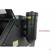 HBM SBC 1200 Blast Cabin With Extraction - SVART