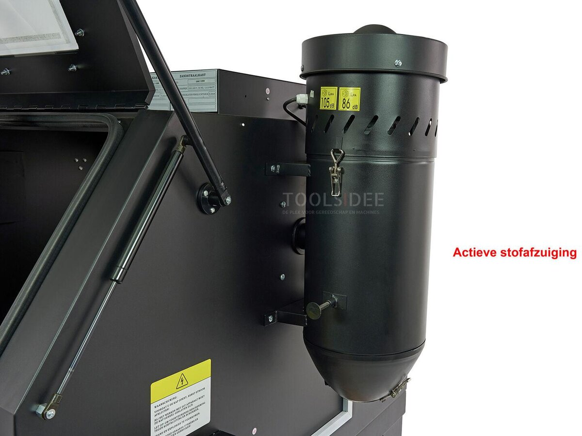 HBM SBC 1200 Blast Cabin With Extraction - SVART