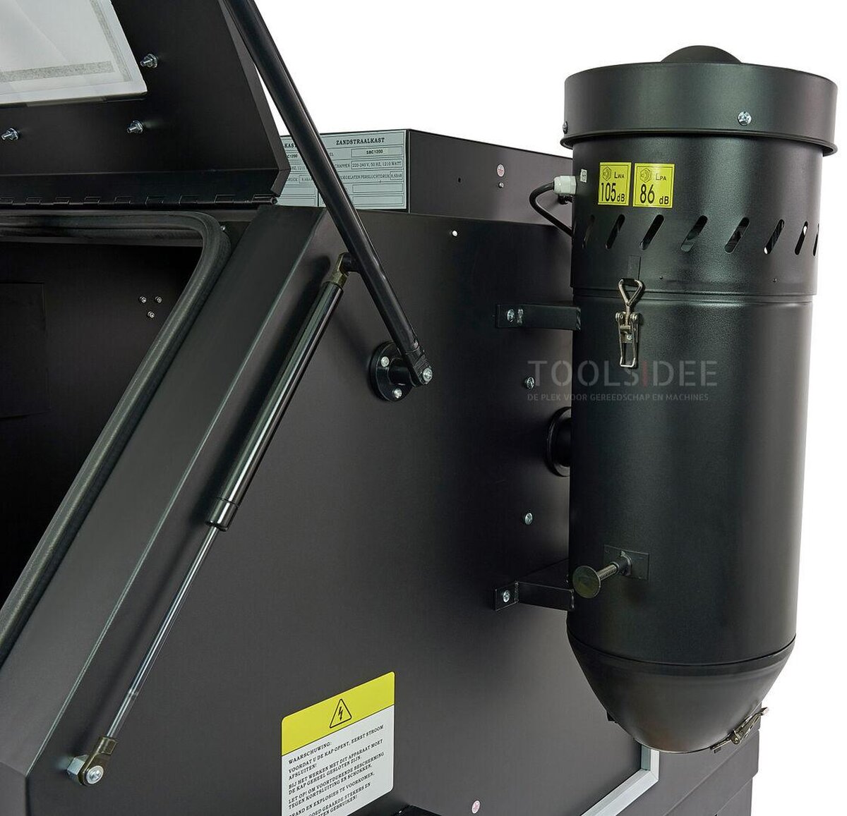 HBM SBC 1200 Blast Cabin With Extraction - SVART