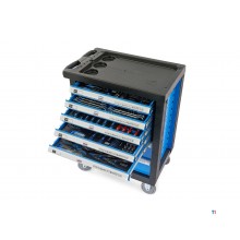 HBM 196 Piece Premium Filled Tool Trolley - BLÅ