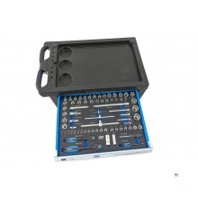 HBM 196 Piece Premium Filled Tool Trolley - BLÅ