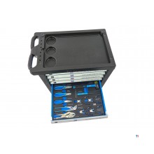HBM 196 Piece Premium Filled Tool Trolley - BLÅ
