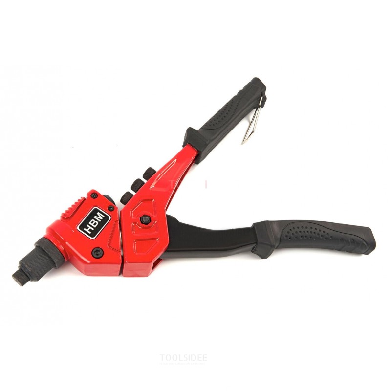 HBM 290 mm professional rivet pliers with rotating head
