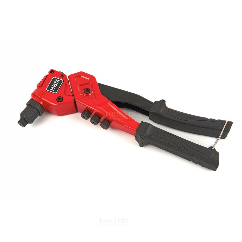 HBM 290 mm professional rivet pliers with rotating head