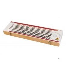 HBM 6 stk 460 mm slangeborsett