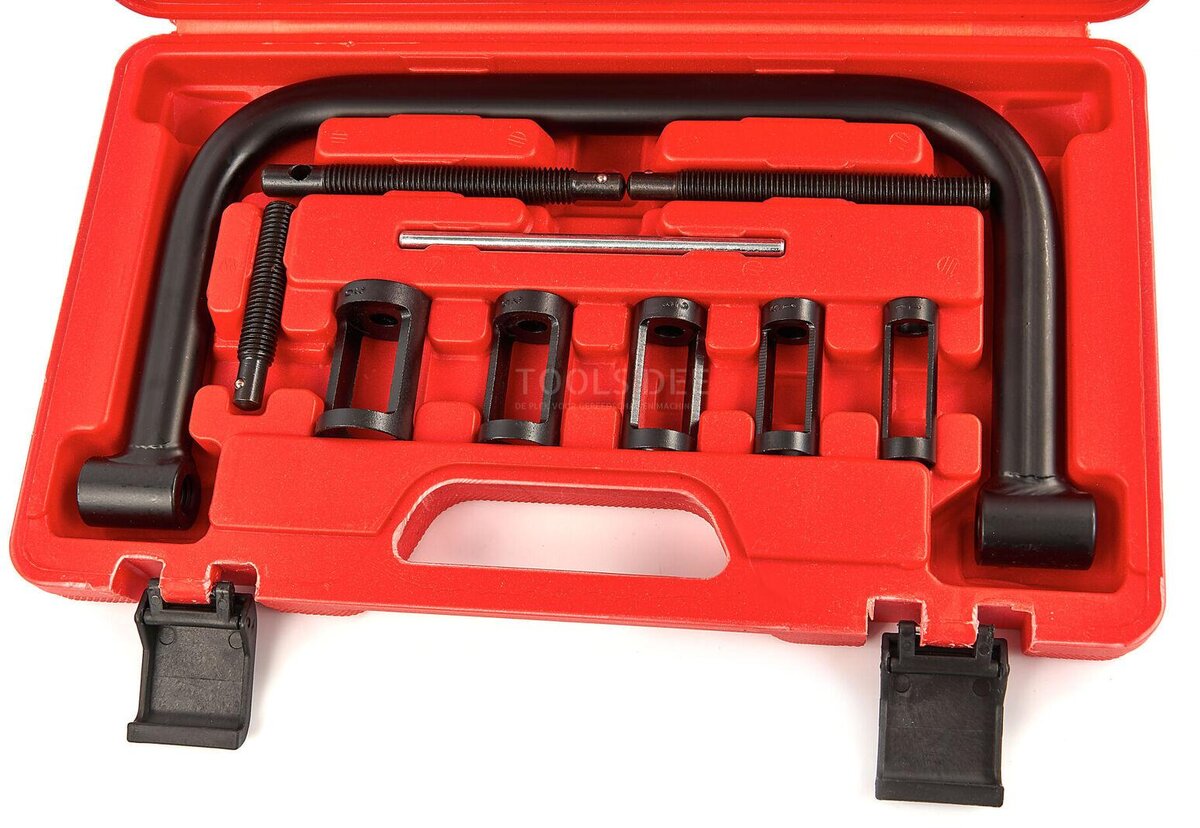 HBM 10 Stykke Ventilfjær Demontering sett, Ventilfjærstrammerverktøysett