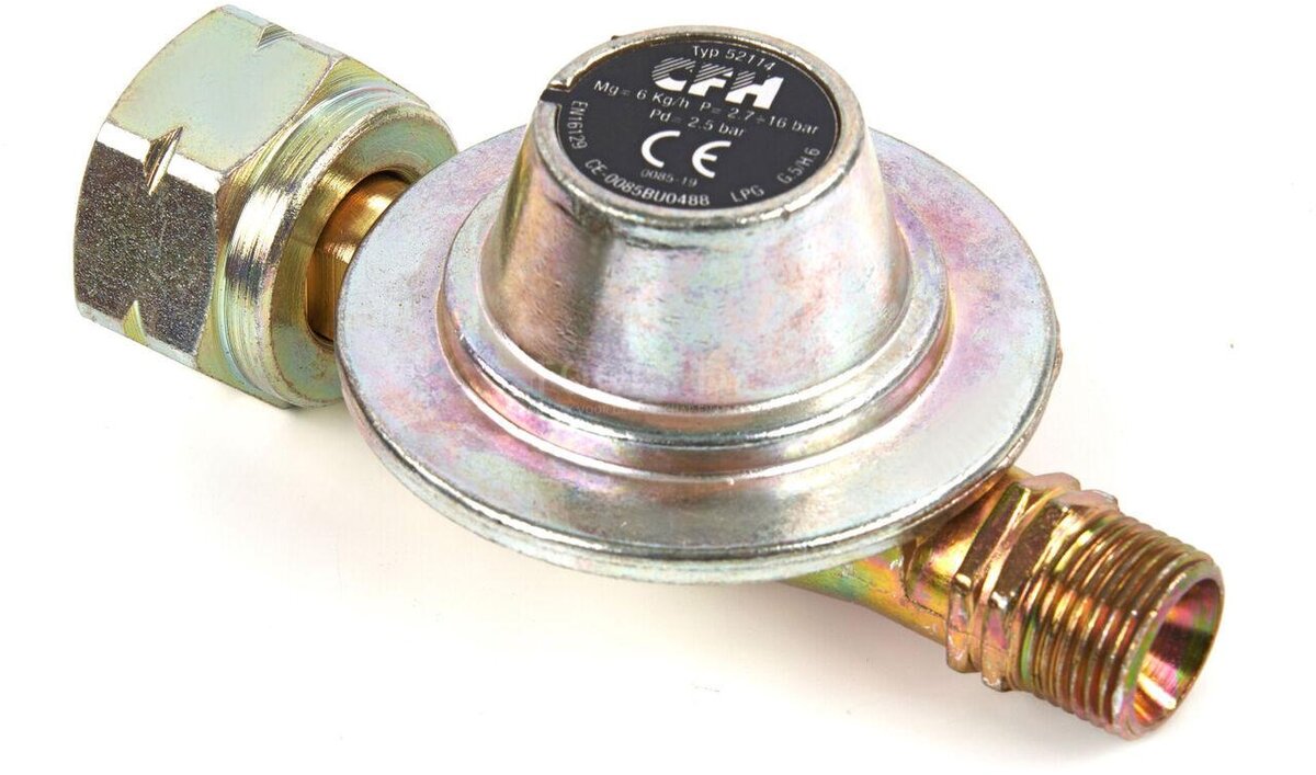 CFH Propan trykkregulator 2,5 Bar Tilkobling R3 / 8 
