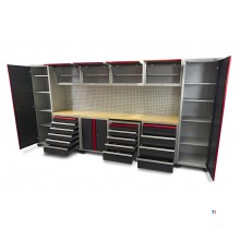 HBM 16 Piece Deluxe Professional Modular Workshop System