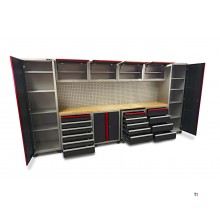 HBM 16 Piece Deluxe Professional Modular Workshop System