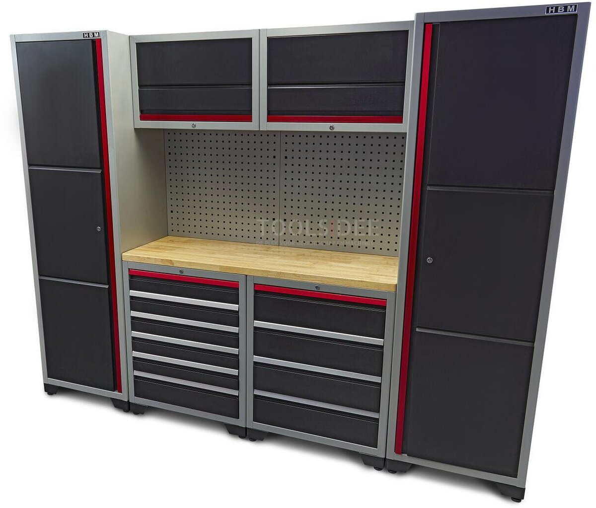 HBM 9 -delers Deluxe Professional Professional Modular Workshop System