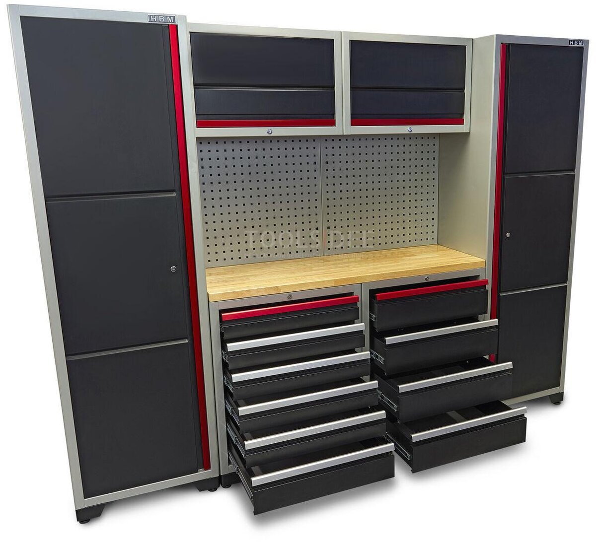 HBM 9 -delers Deluxe Professional Professional Modular Workshop System