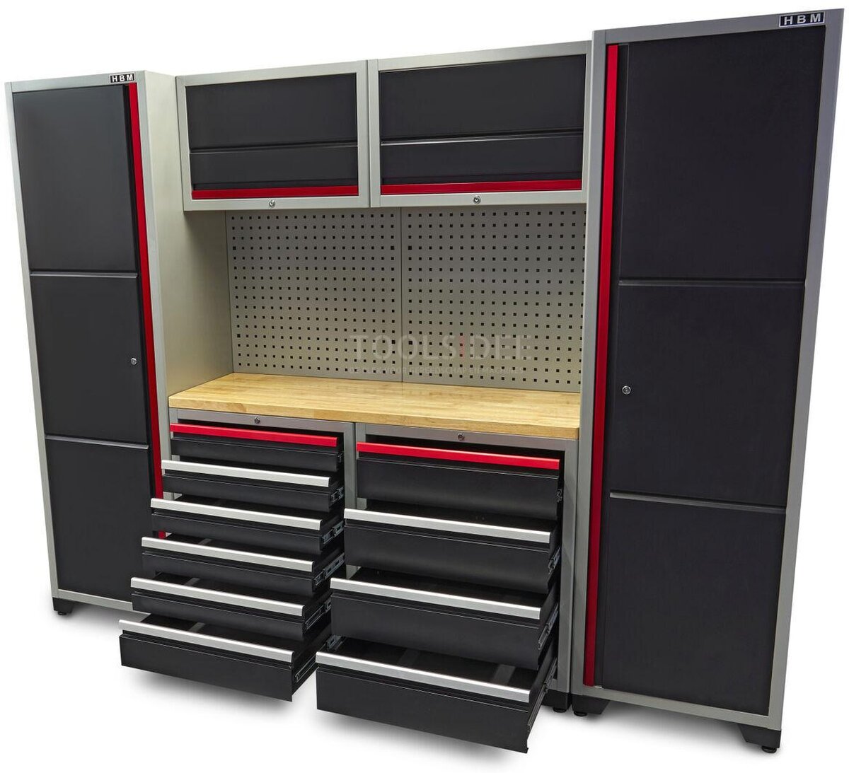 HBM 9 -delers Deluxe Professional Professional Modular Workshop System