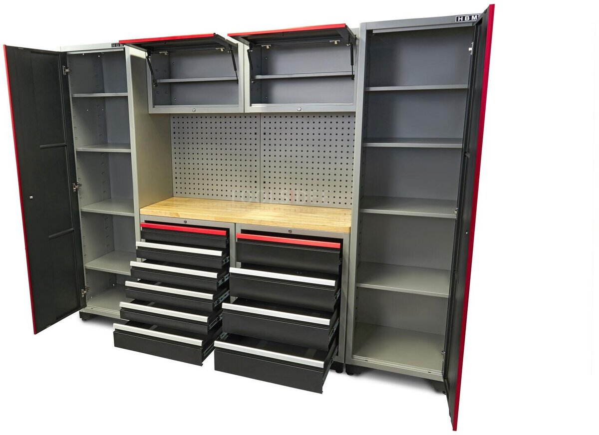 HBM 9 -delers Deluxe Professional Professional Modular Workshop System