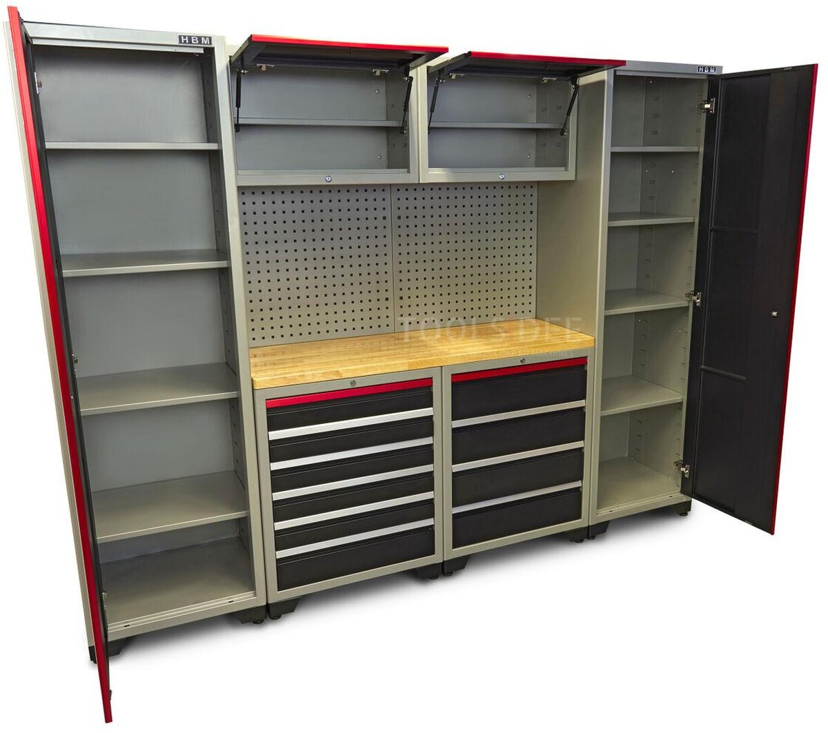 HBM 9 -delers Deluxe Professional Professional Modular Workshop System