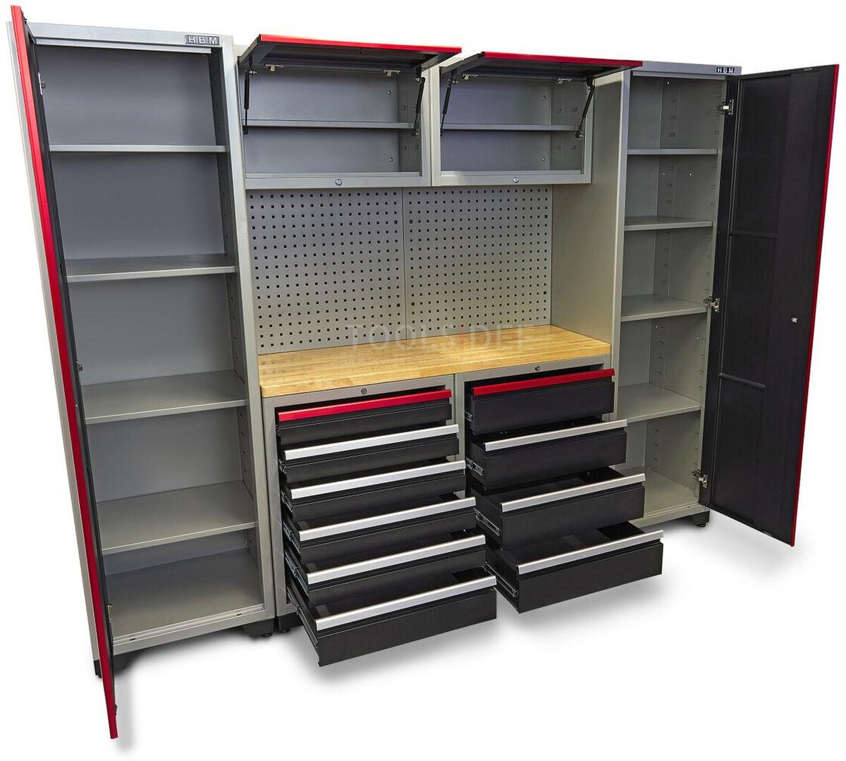 HBM 9 -delers Deluxe Professional Professional Modular Workshop System