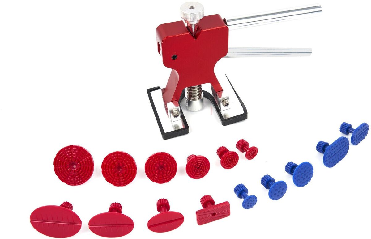  HBM 29-osainen lommopoistosarja, lommovedin, kolhujen poisto ilman ruiskutusta