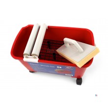 Haromac svampesett, flisevaskesett, skjøtsett komplett 22 liter Haromac svampesett, flisevaskesett, skjøtsett komplett 22 liter