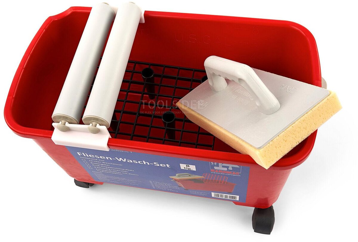 Haromac svampesett, flisevaskesett, skjøtsett komplett 22 liter Haromac svampesett, flisevaskesett, skjøtsett komplett 22 liter