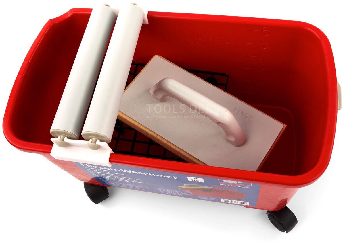 Haromac svampesett, flisevaskesett, skjøtsett komplett 22 liter Haromac svampesett, flisevaskesett, skjøtsett komplett 22 liter