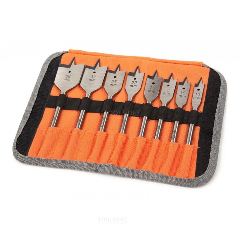 Bahco sb-9529 / s8 8-piece speed drill set in pouch