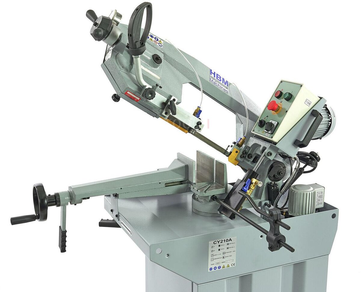 HBM 210 Profi Metal Band Saw - 400 Volt 2 RPM