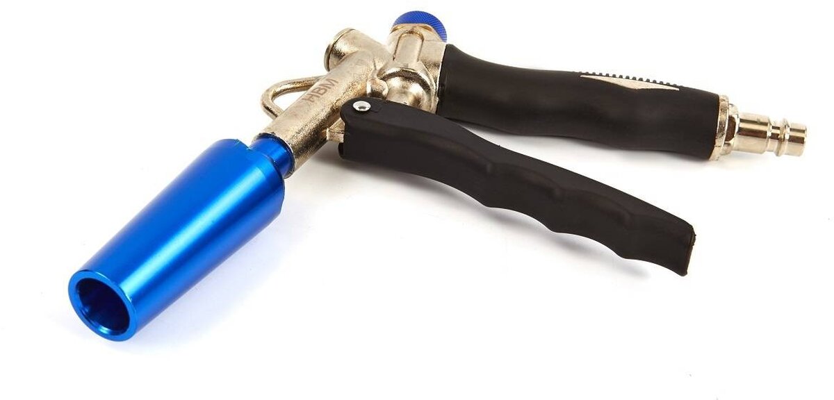 Hbm professionell blåspistol med turbomunstycke och tryckregulator