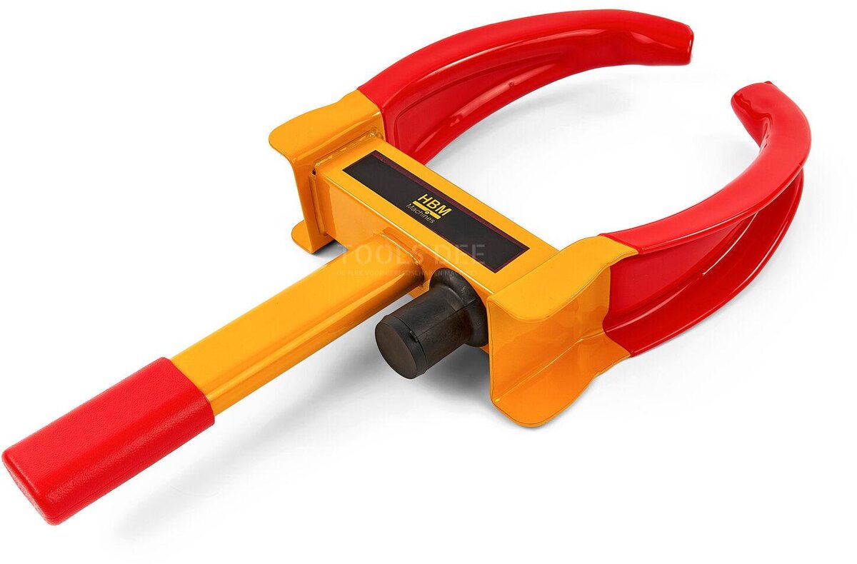 HBM Universal-Radklemme mit Schloss für Räder von 185 bis 290 mm