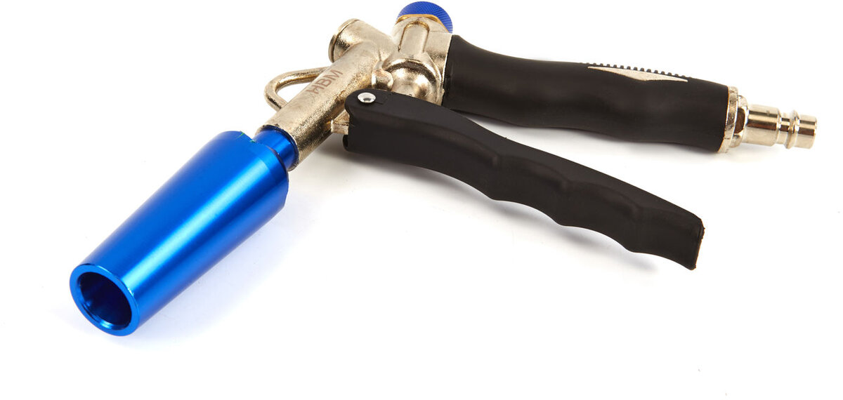 Hbm professionell blåspistol med turbomunstycke och tryckregulator
