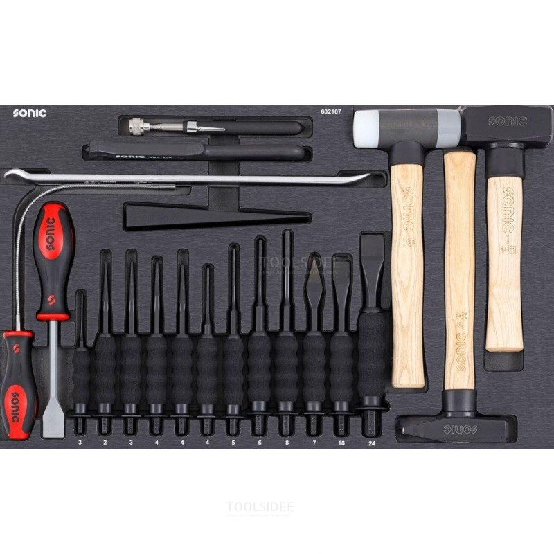 sonic superior filled tool trolley 363 pcs s9 black