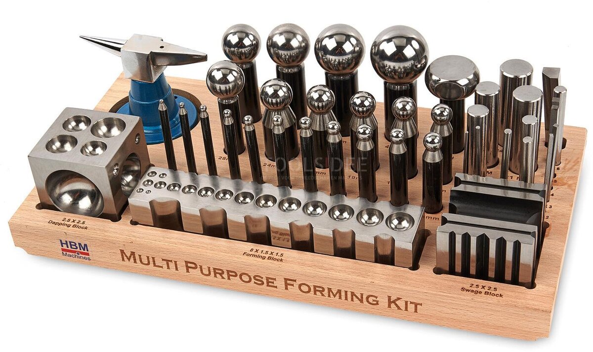 HBM ball punch set with anchors deluxe model 4