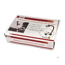 HBM magnetisk sokkel med 230 Volt kraft LED-belysning