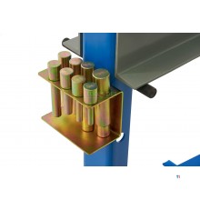 Presse d'atelier professionnelle HBM 20 tonnes avec jeu de broches de presse