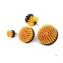 HBM 4-piece cleaning brush set for the drill