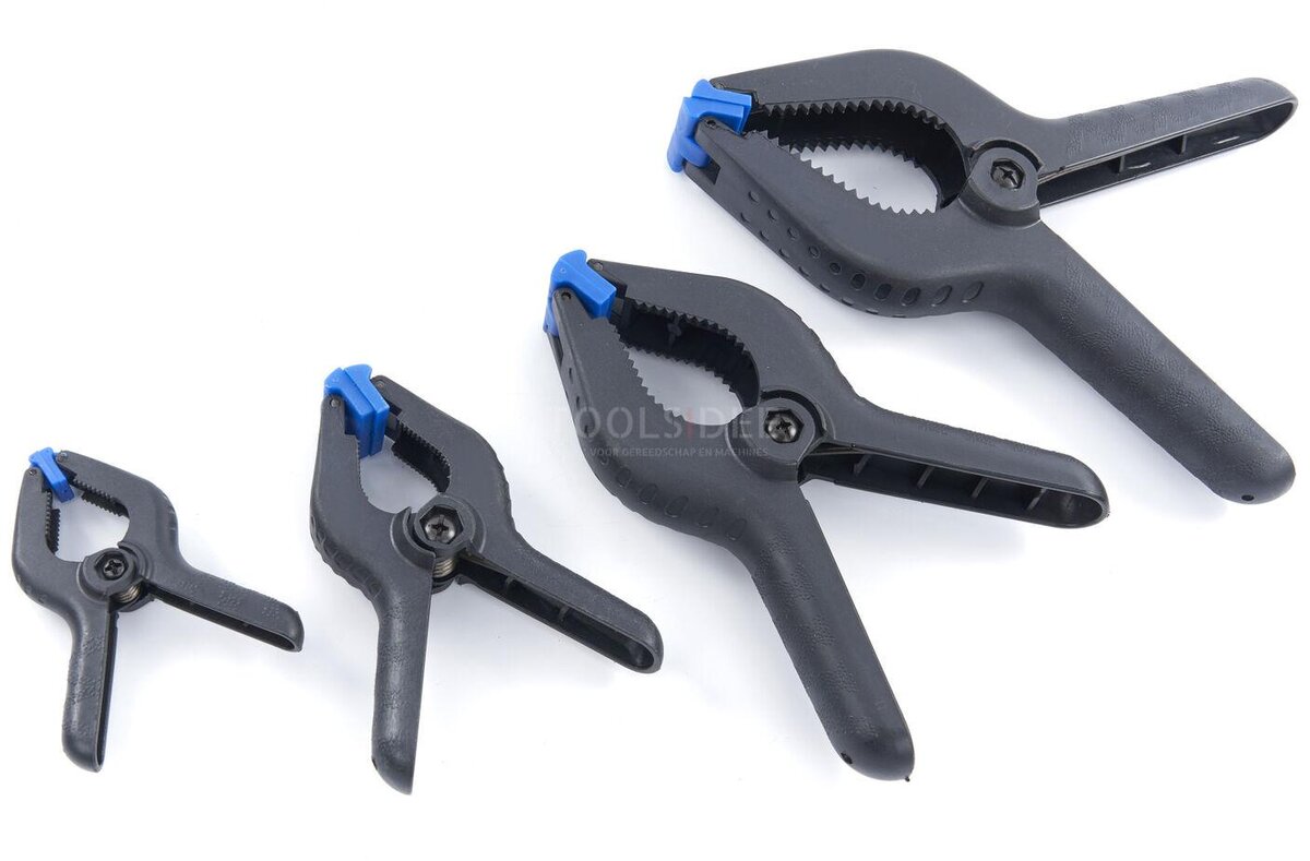 HBM - Jeu de 14 pinces à ressort 75 à 225 mm